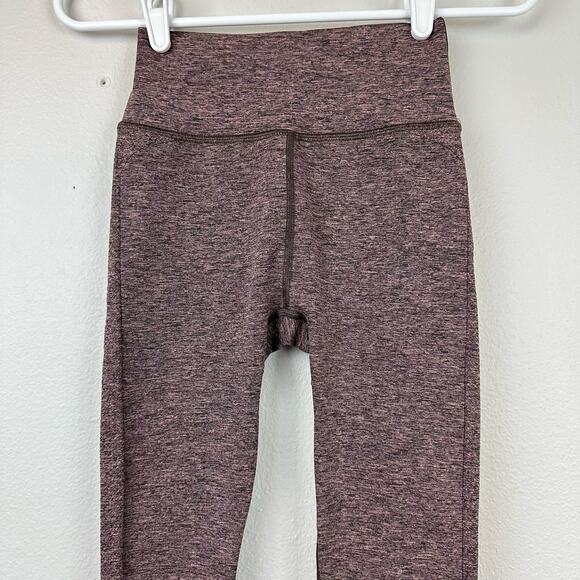 BuffBunny Leggings Pink Grey Heathered color Small - Picture 3 of 11